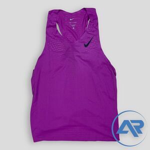 Nike Aeroswift Dri-Fit ADV Running Singlet Hot Fuchsia FN4231-518 Men's Size